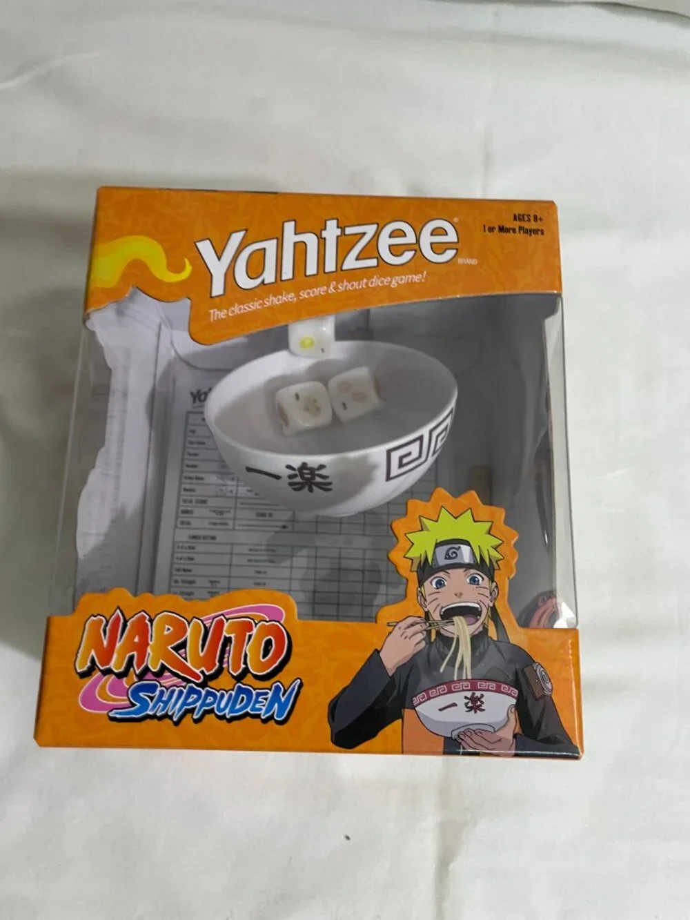 Naruto Shippuden Yahtzee Dice Game Complete Collectible Edition 2022 USAopoly